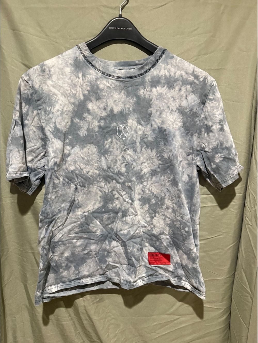 CHNGE gray tie dye T shirt